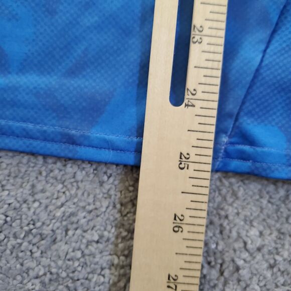 Under Armour shirt Mens Medium Blue Captain America Marvel Compression Gym - Picture 9 of 10